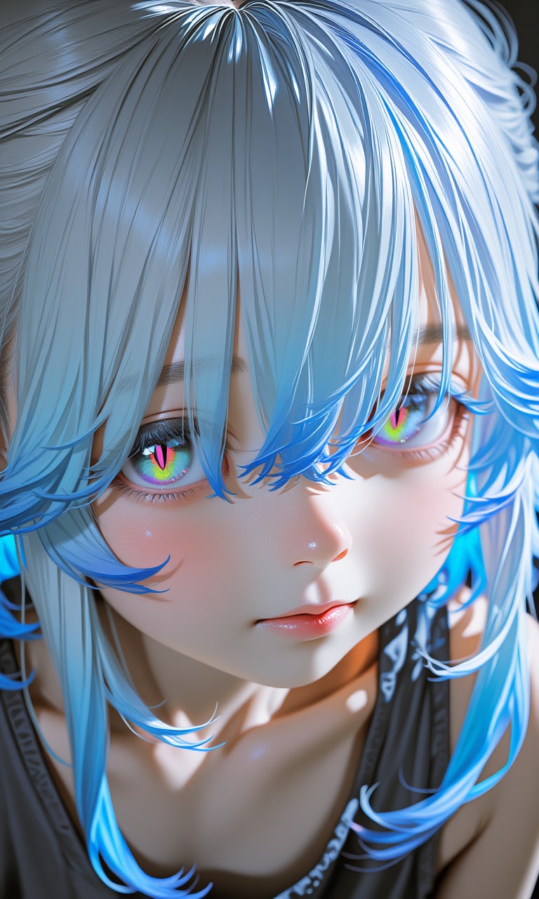 うちの子新オリキャラ　瑠璃花　健全 | の人気AIイラスト・グラビア