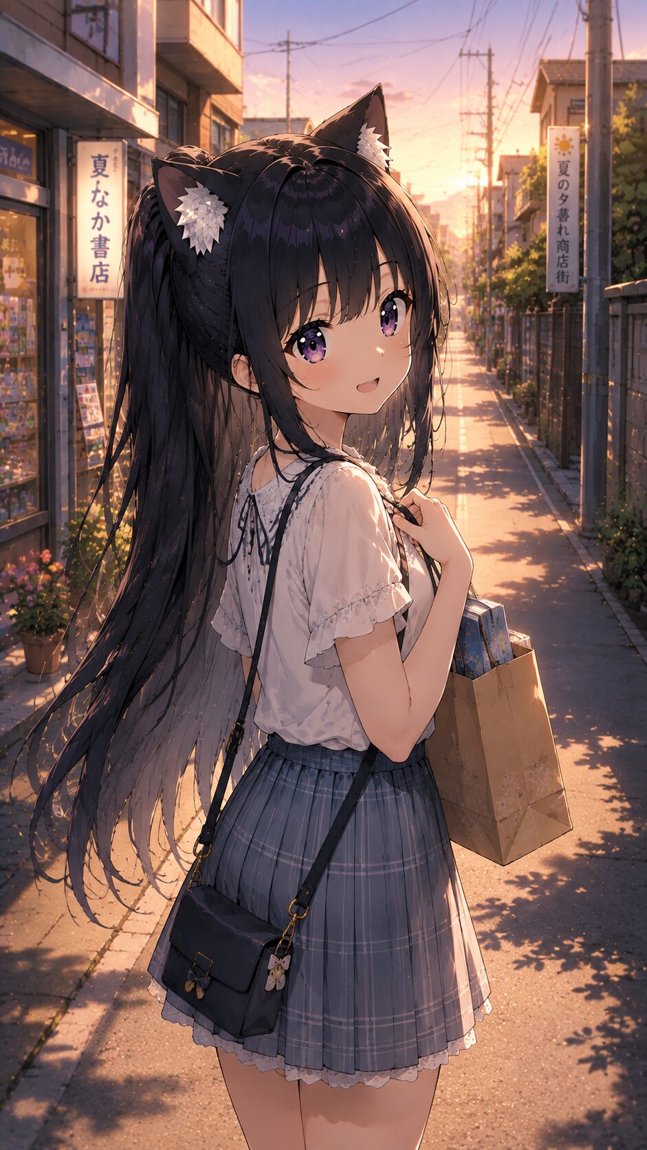 夏の帰り道 | の人気AIイラスト・グラビア