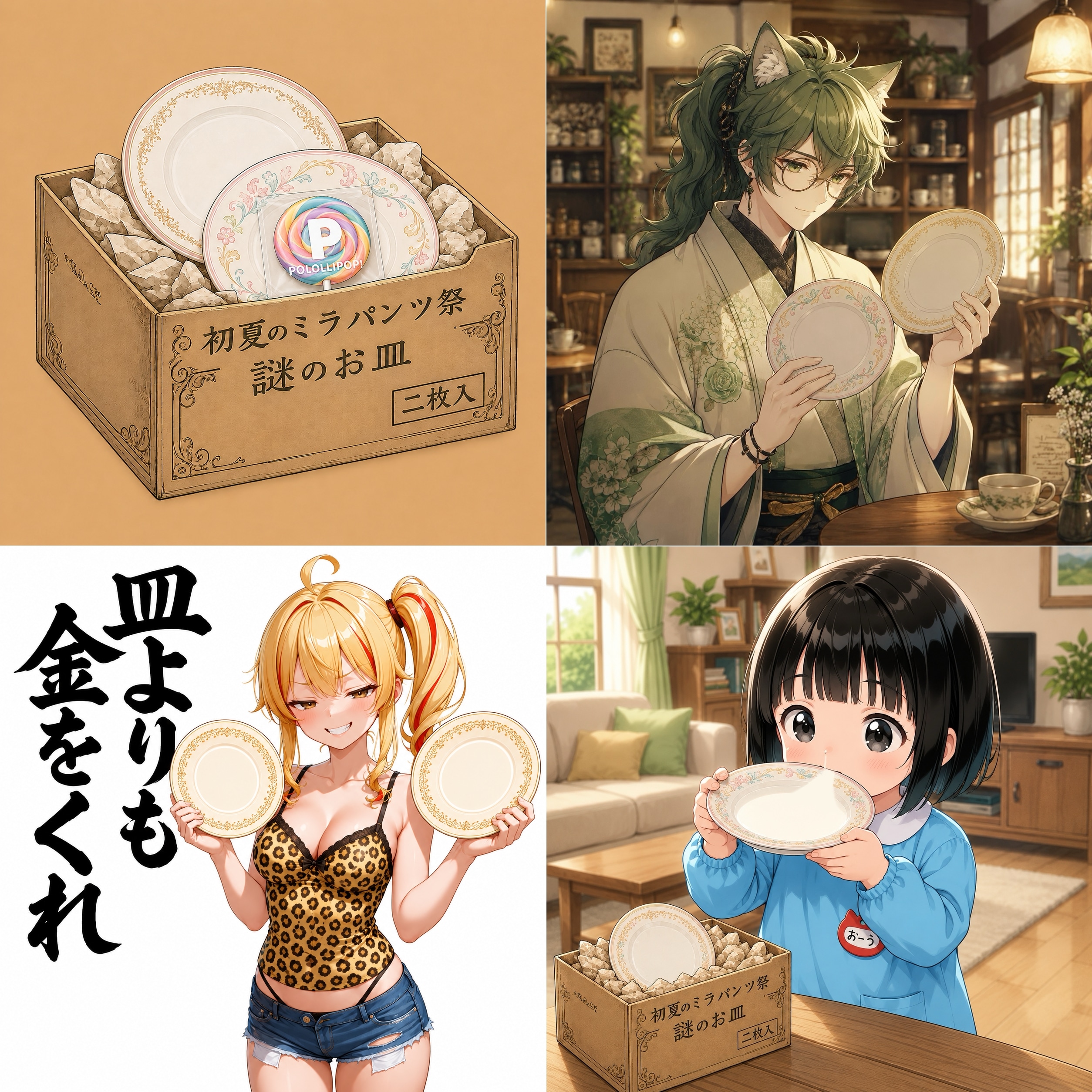 謎のお皿（2枚）が届きました！【その2】