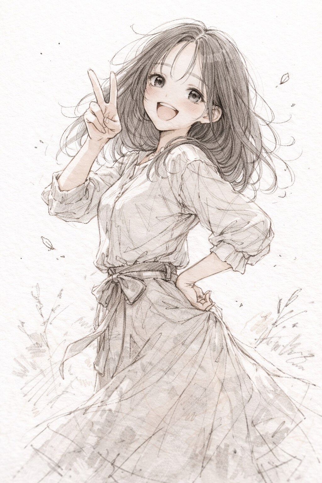 いぇーい！ | の人気AIイラスト・グラビア