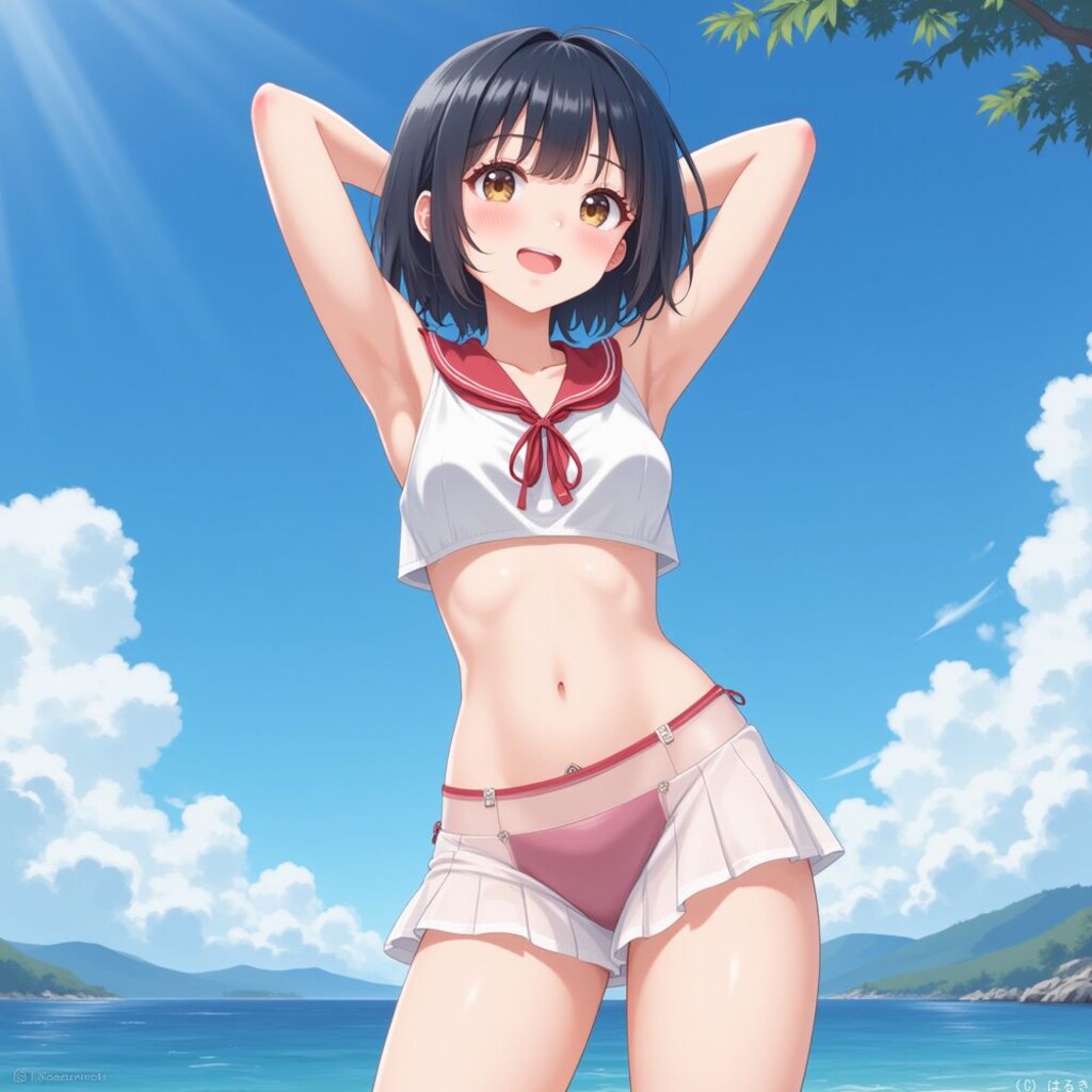 セーラー水着、なのか？？