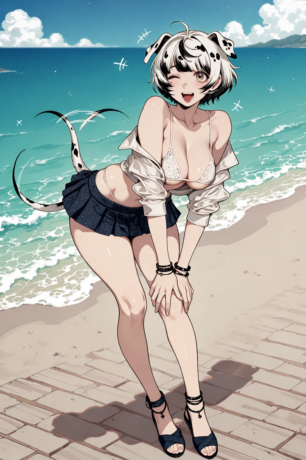 ダルメシアン系彼女 | の人気AIイラスト・グラビア