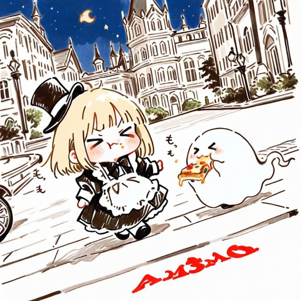 ✨( >ω<)🎩🍕👻✨