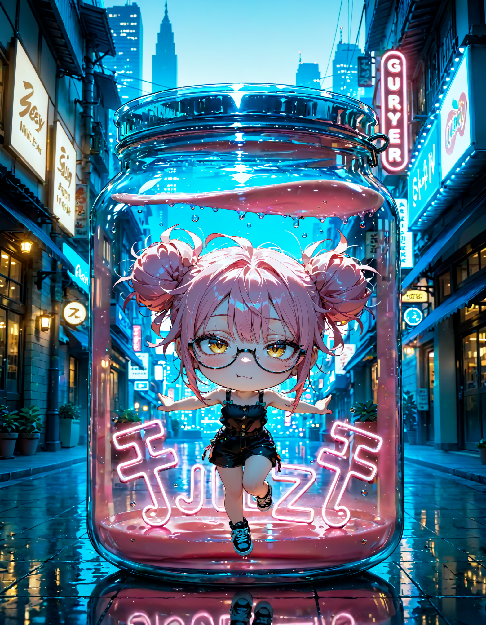 今日は何の日？　ネオンサインの日 | の人気AIイラスト・グラビア