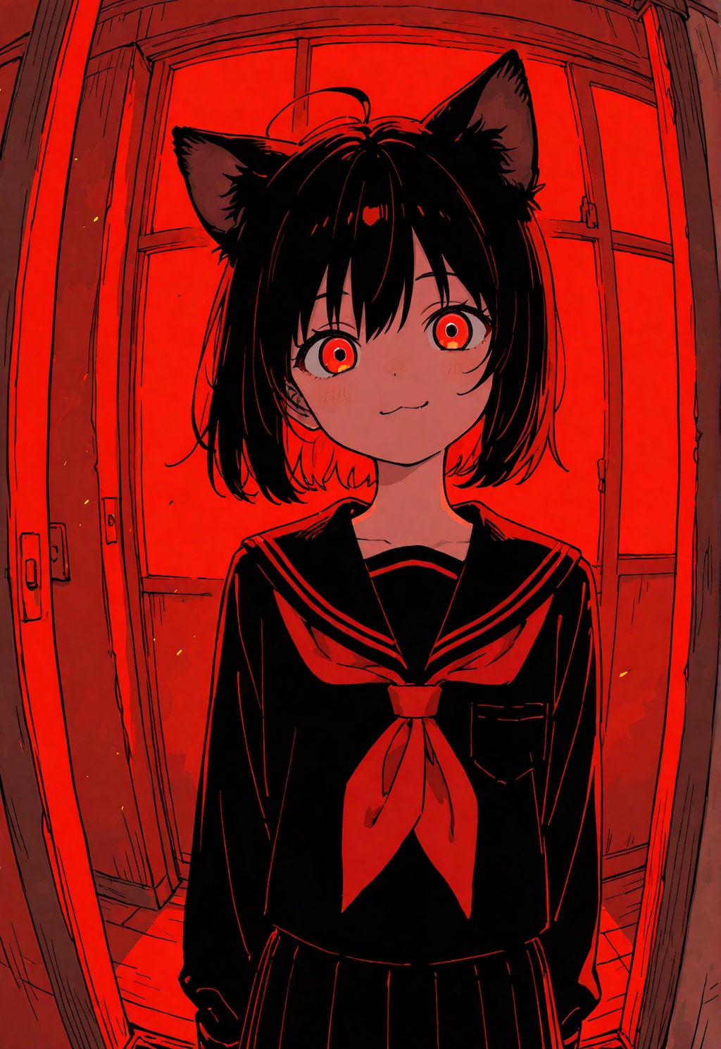 猫娘ちゃんに狙われている