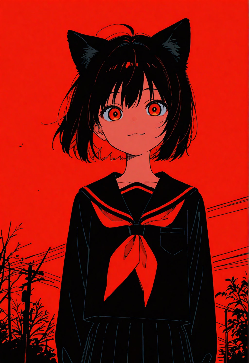 猫娘ちゃんに狙われている