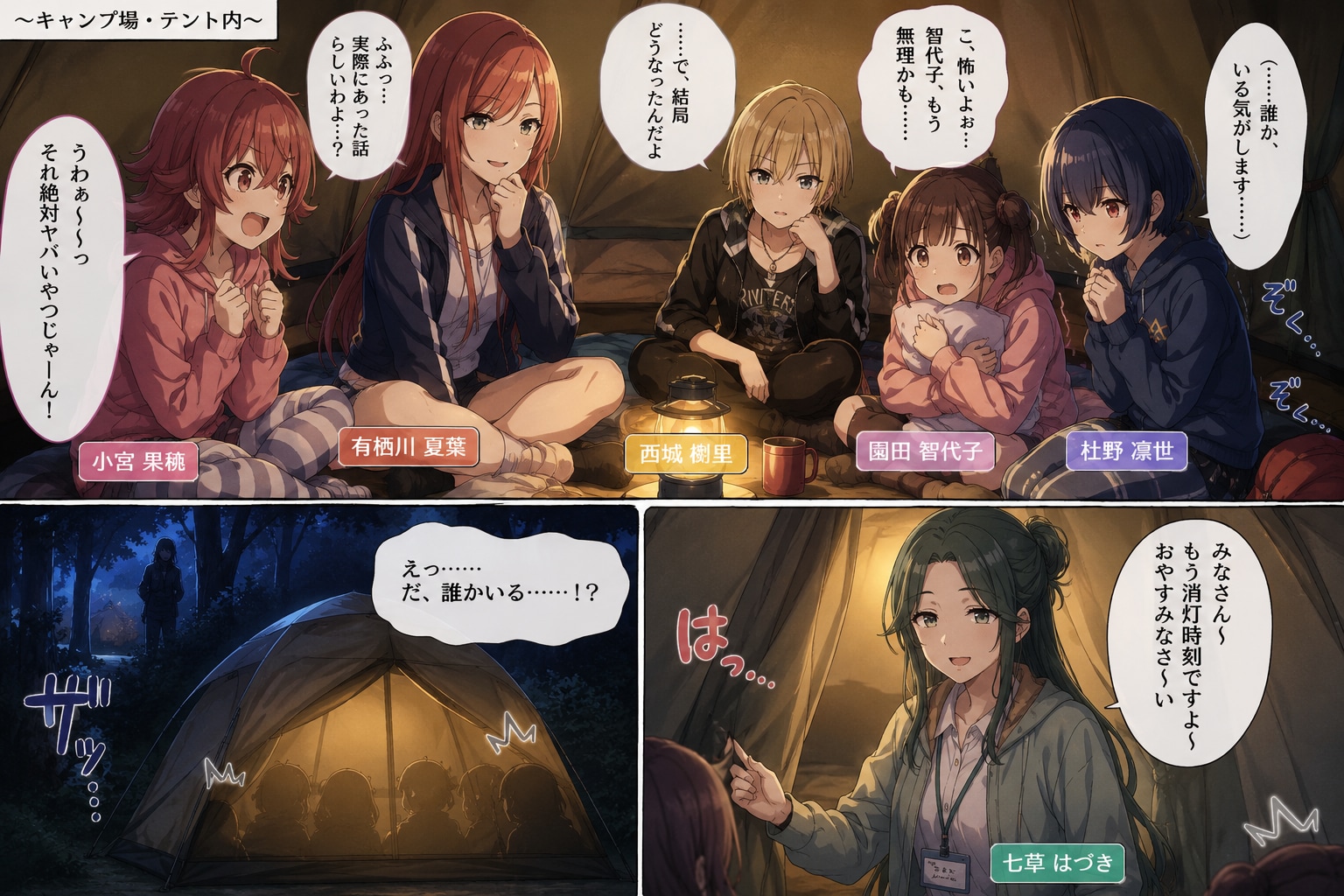 放課後クライマックスガールズのキャンプ