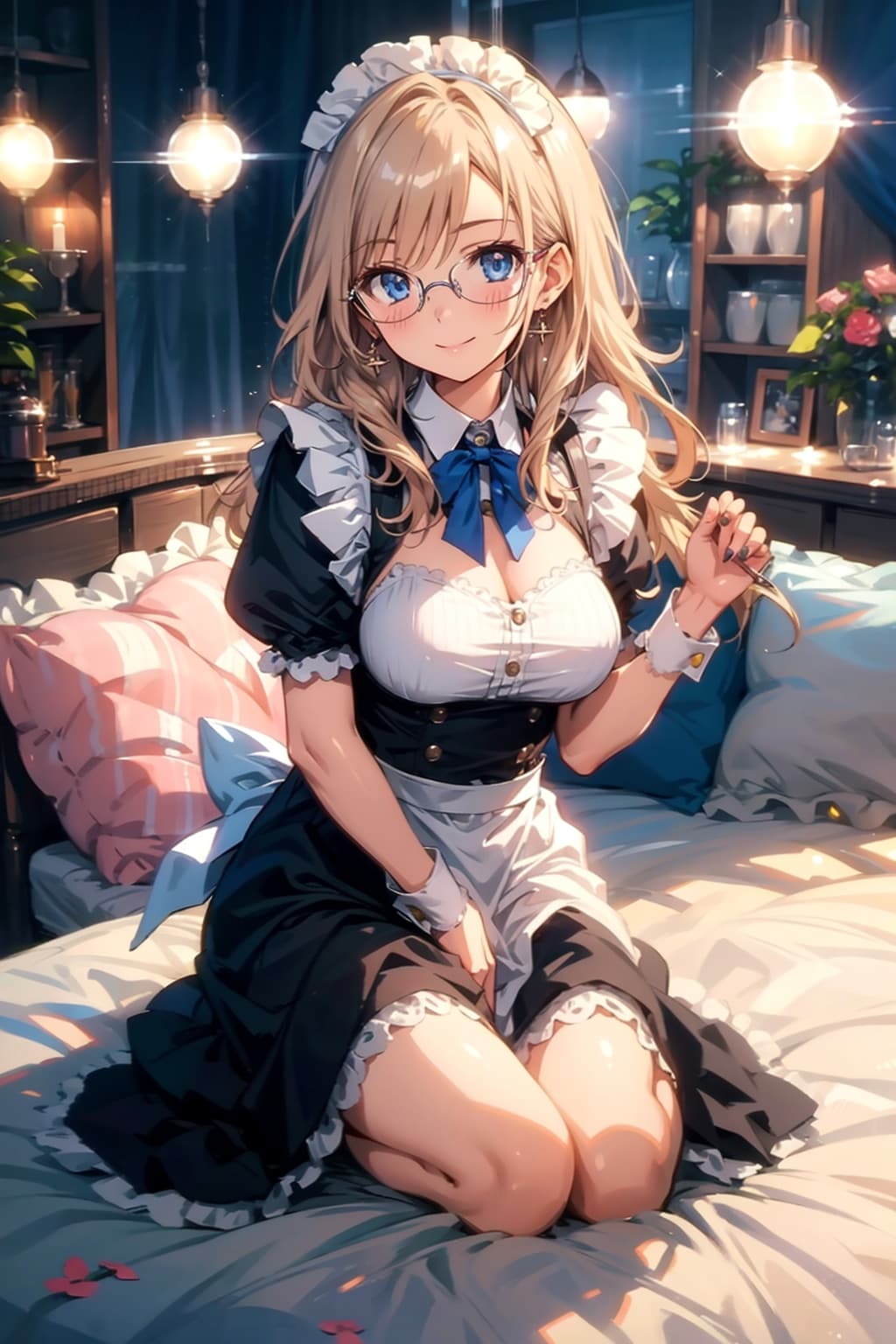 メガネ美少女メイド