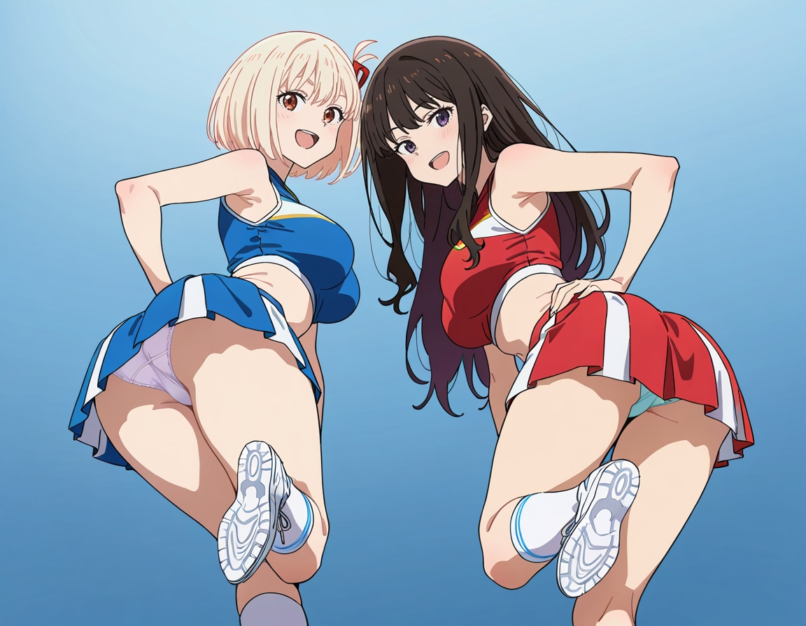 ちさと×たきなのチアガール