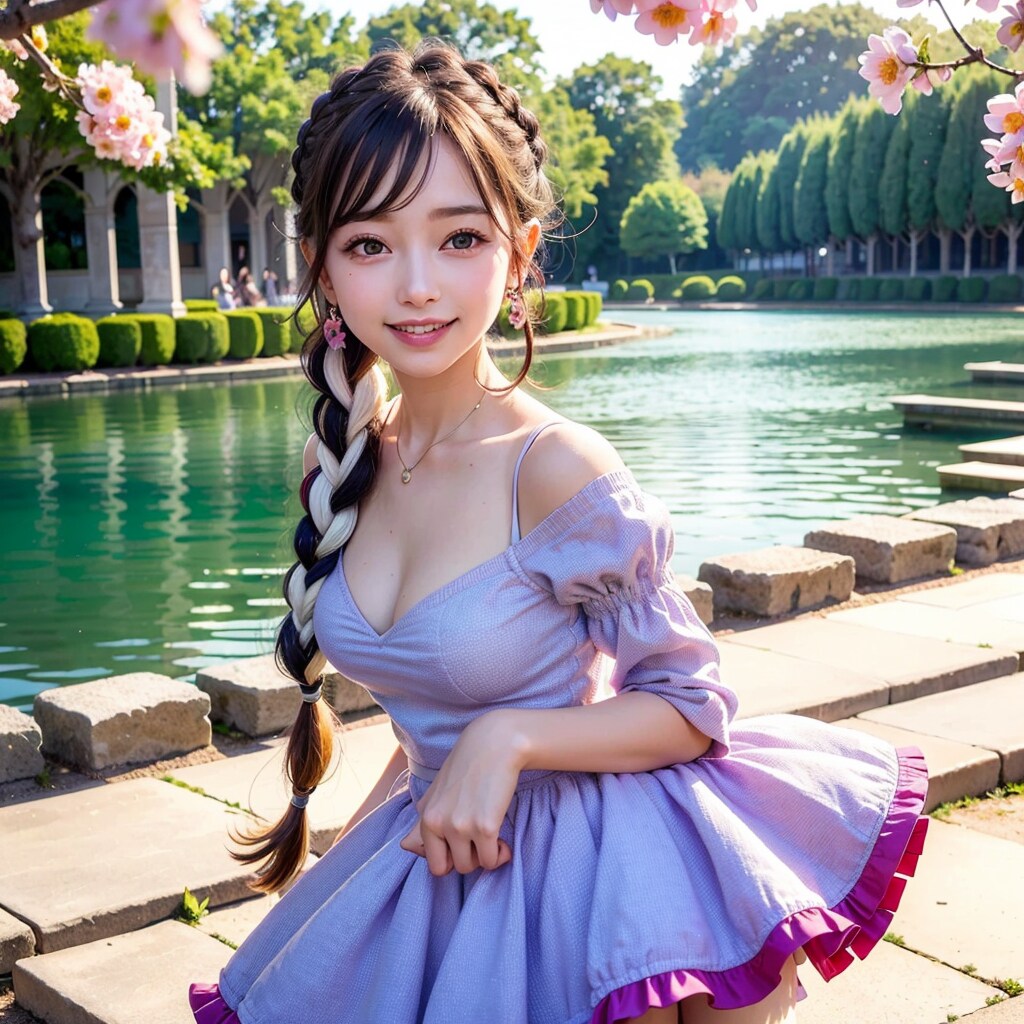 🎉会員数10万人　AI美女「お嬢様たちの休日」