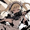 メイド服と狙撃銃習熟訓練 9枚目