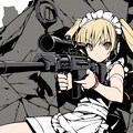 メイド服と狙撃銃習熟訓練 11枚目