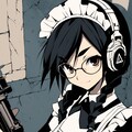 メイド服と狙撃銃習熟訓練 5枚目