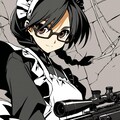 メイド服と狙撃銃習熟訓練 3枚目