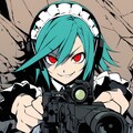 メイド服と狙撃銃習熟訓練 8枚目