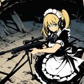 メイド服と狙撃銃習熟訓練 10枚目