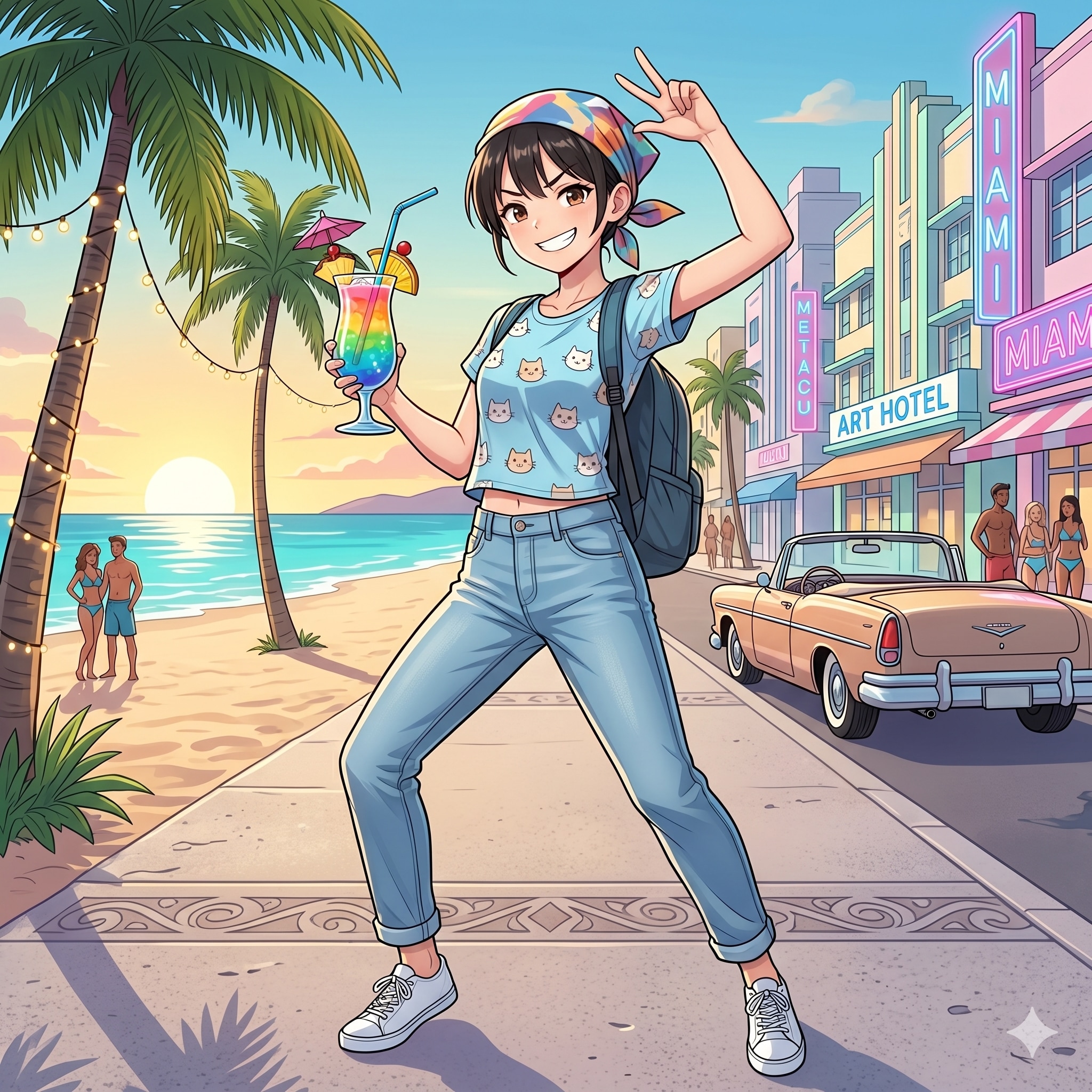 マイアミ | の人気AIイラスト・グラビア
