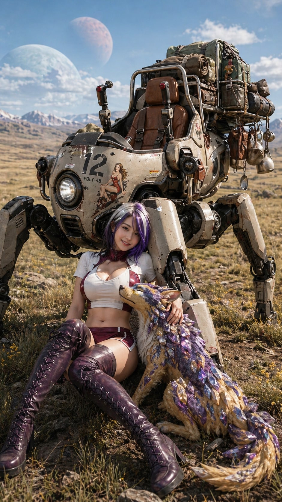 多足歩行兵器と女性パイロット 【12】
