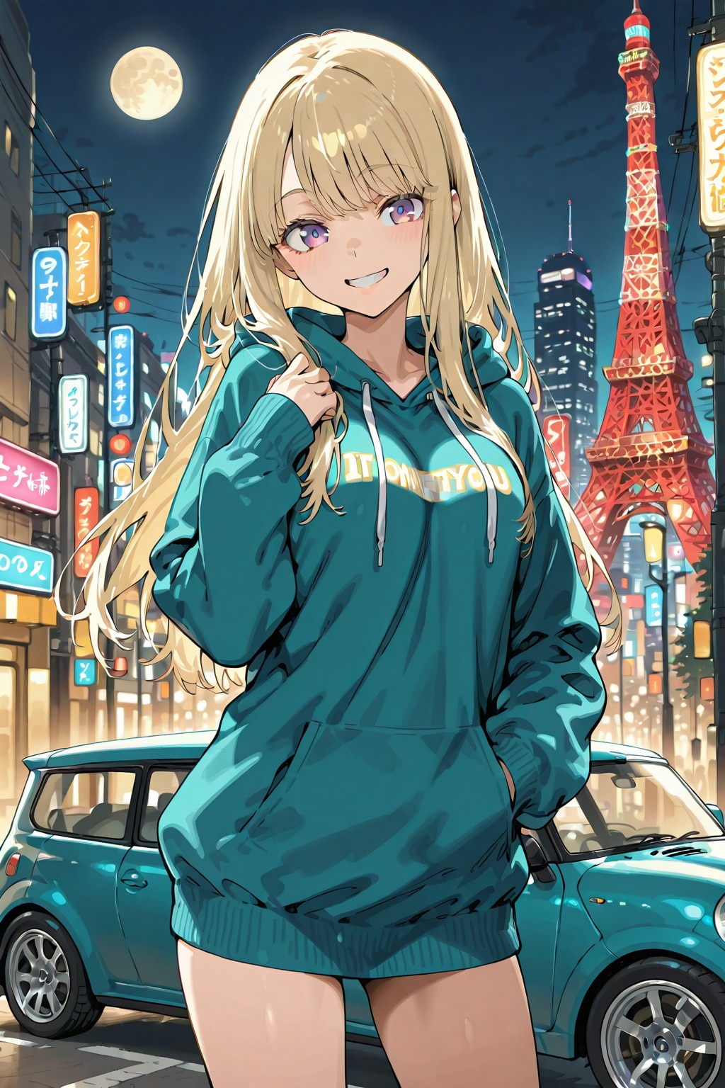 フーディーの彼女 | の人気AIイラスト・グラビア