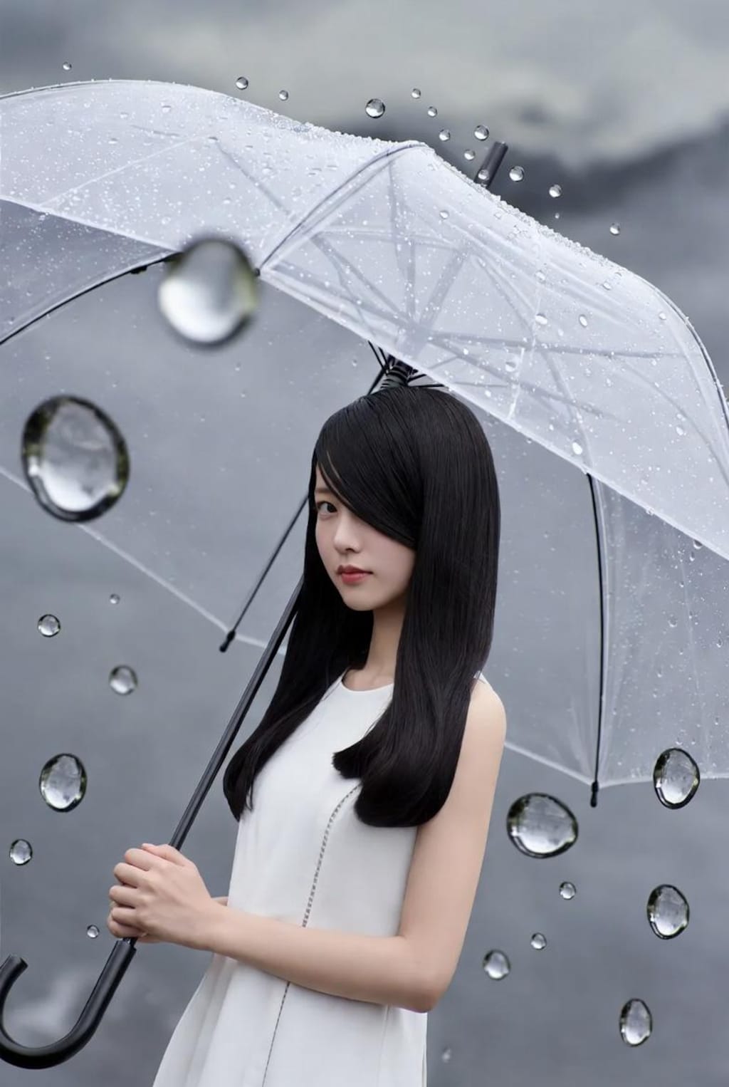 雨の日のポラ子