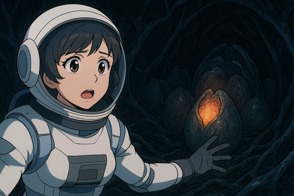 エッグチェンバーに近づくと...