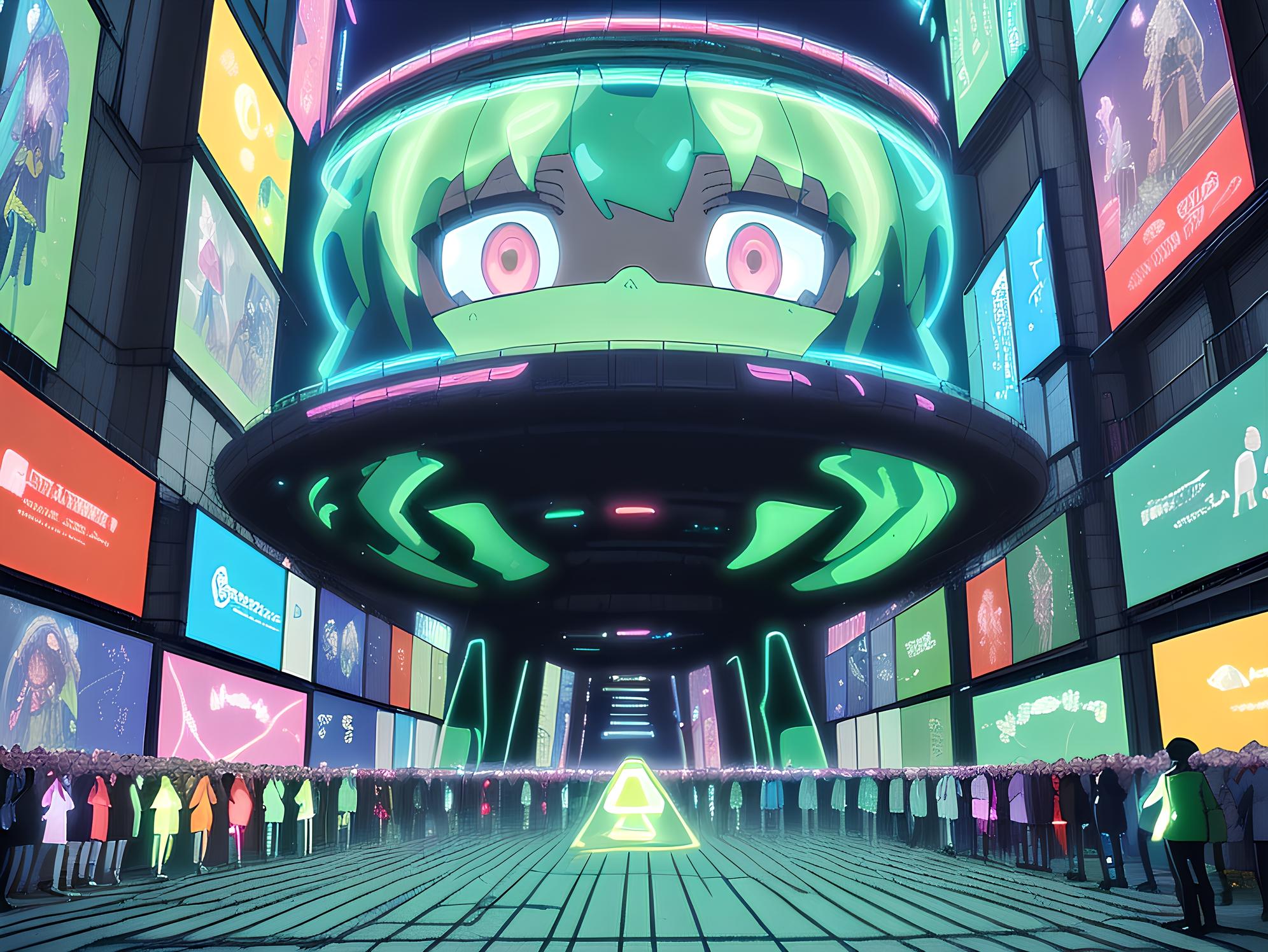 ルースト005..地下都市を支配するAI ちゃん 💦 | の人気AIイラスト・グラビア