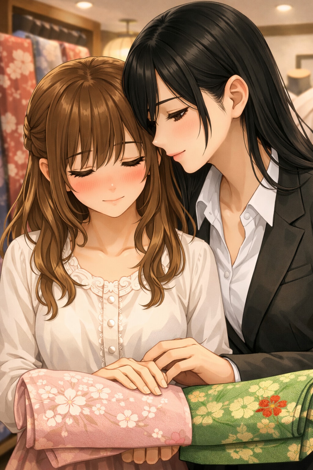 呉服屋にて（呉服の日）