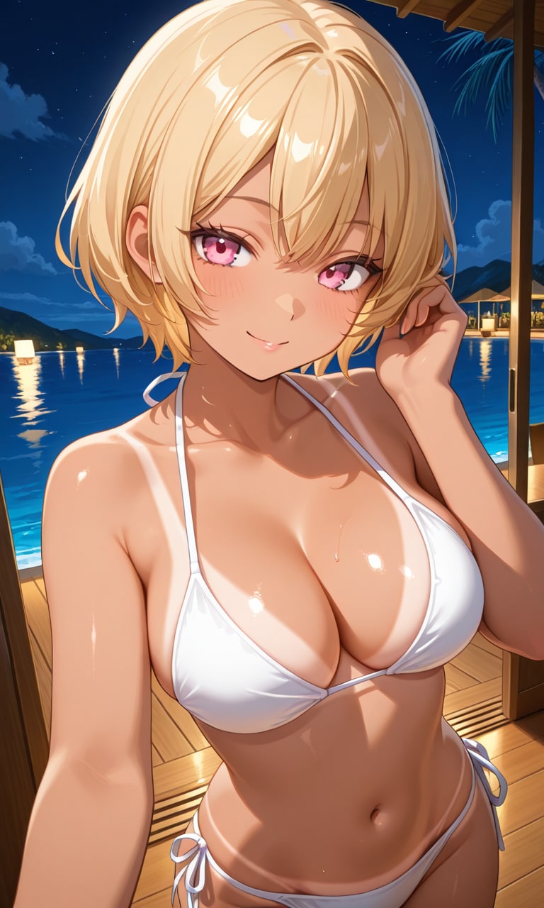 ご主人様のせいで、日焼けしちゃったじゃないですか