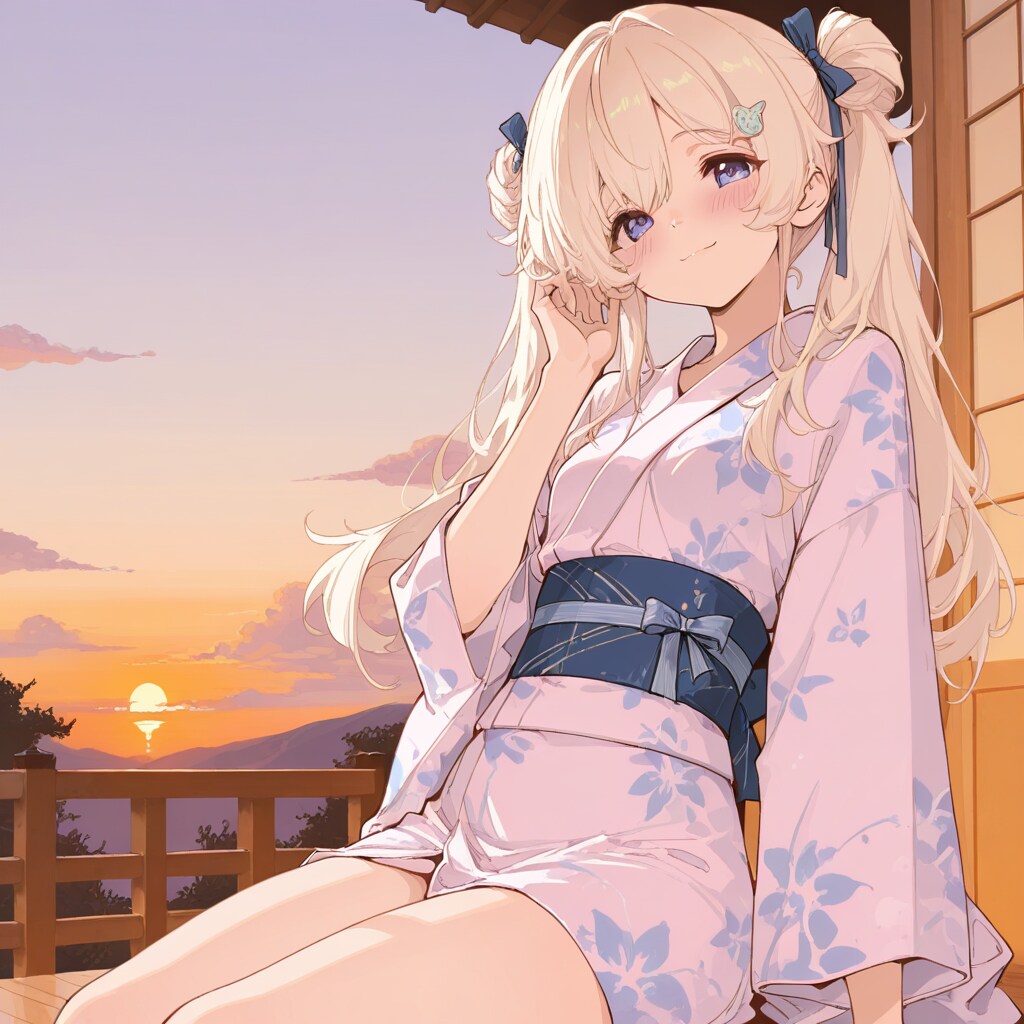 夕暮れ