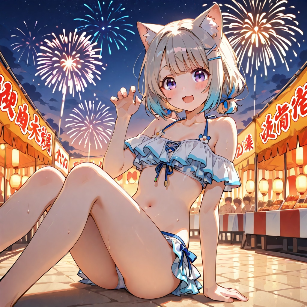 夏祭りいってきた❤️