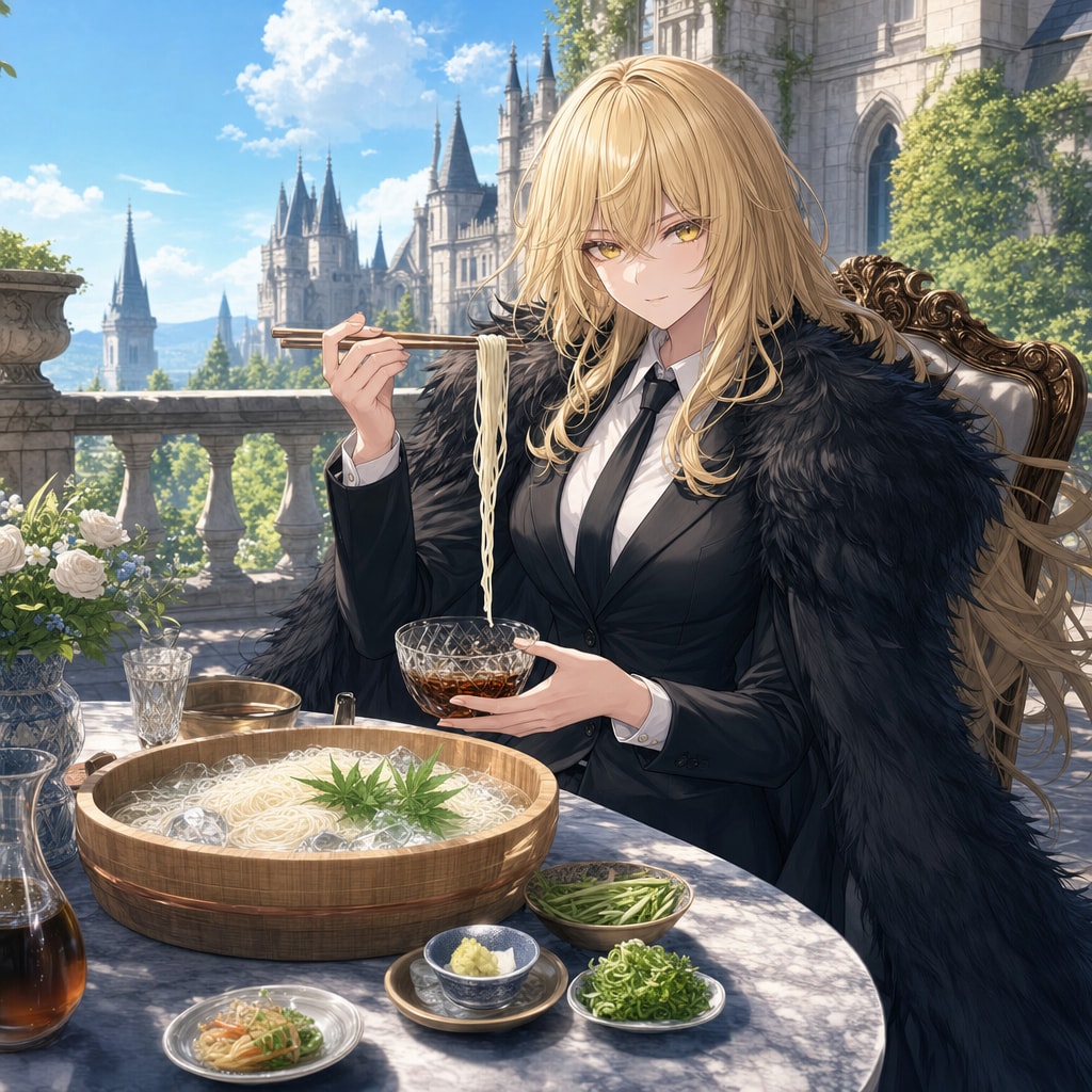 そうめんとエリザベス