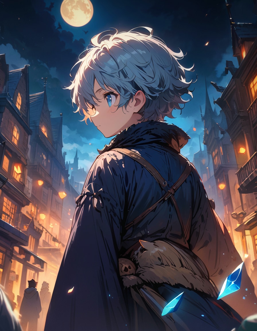 新しい街に着いた旅人 | の人気AIイラスト・グラビア