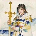 ファンタジー系騎士（水彩） 10枚目