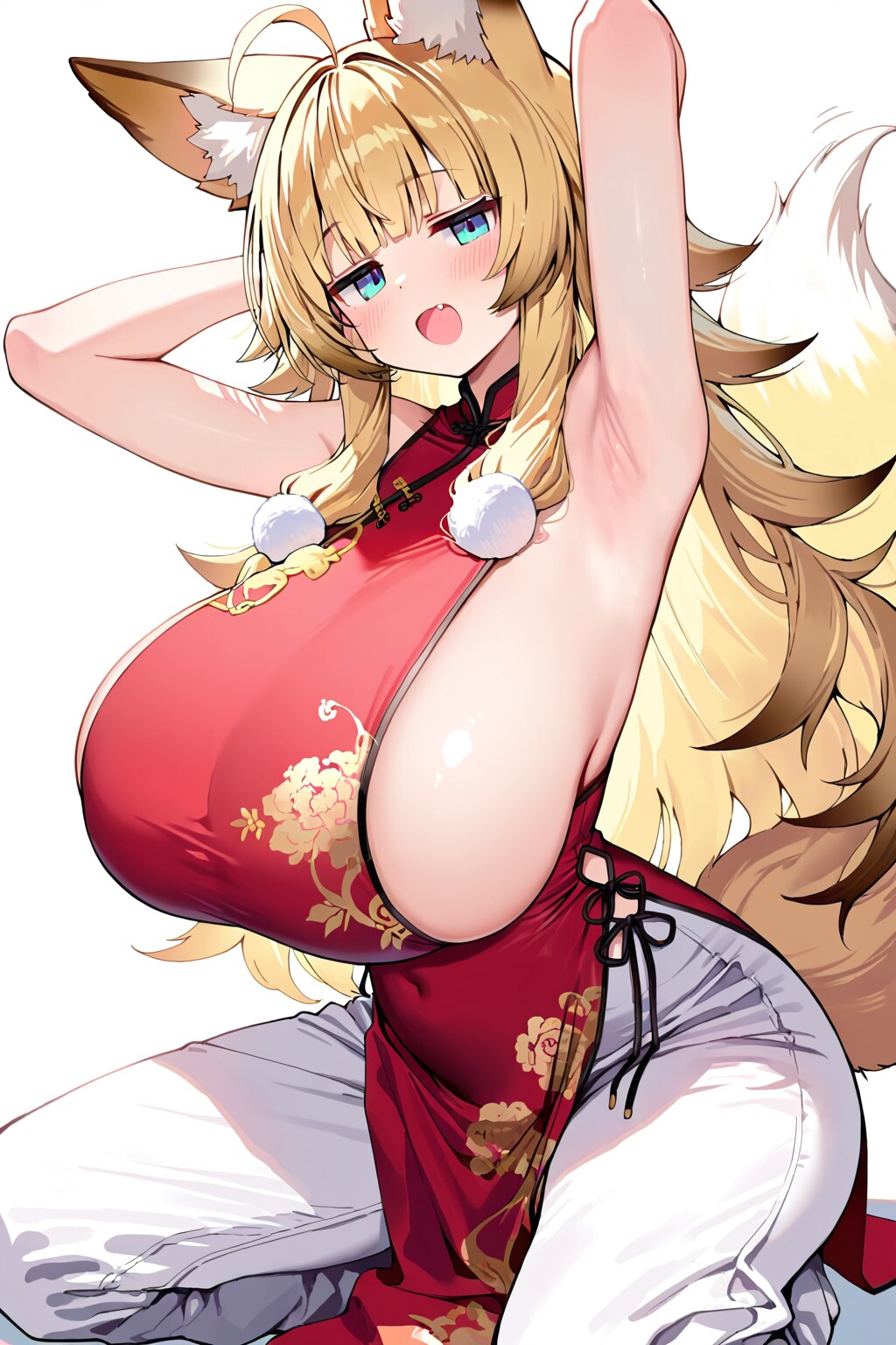 ケモミミ巨乳チャイナ