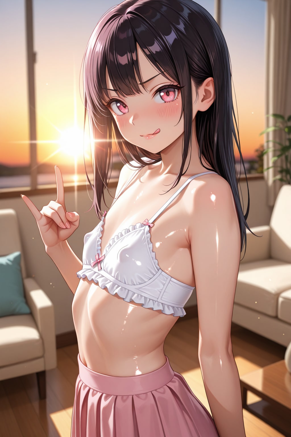 「えへ、どうかな・・・このブラジャー♡」