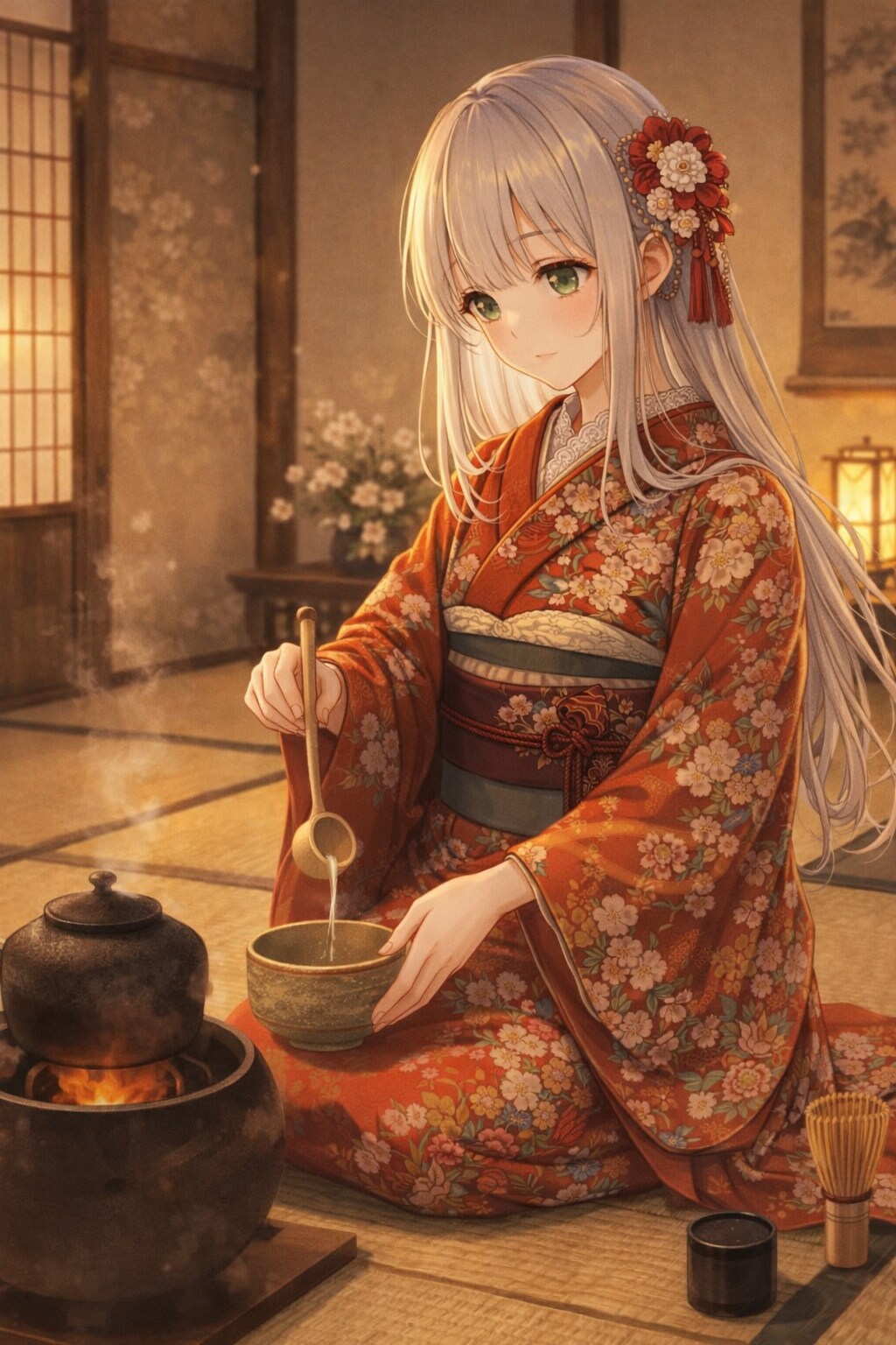 お茶の手習い