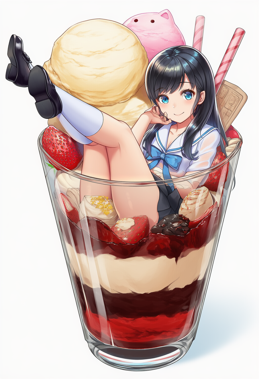 特製アイスを召し上がれ💛 | の人気AIイラスト・グラビア