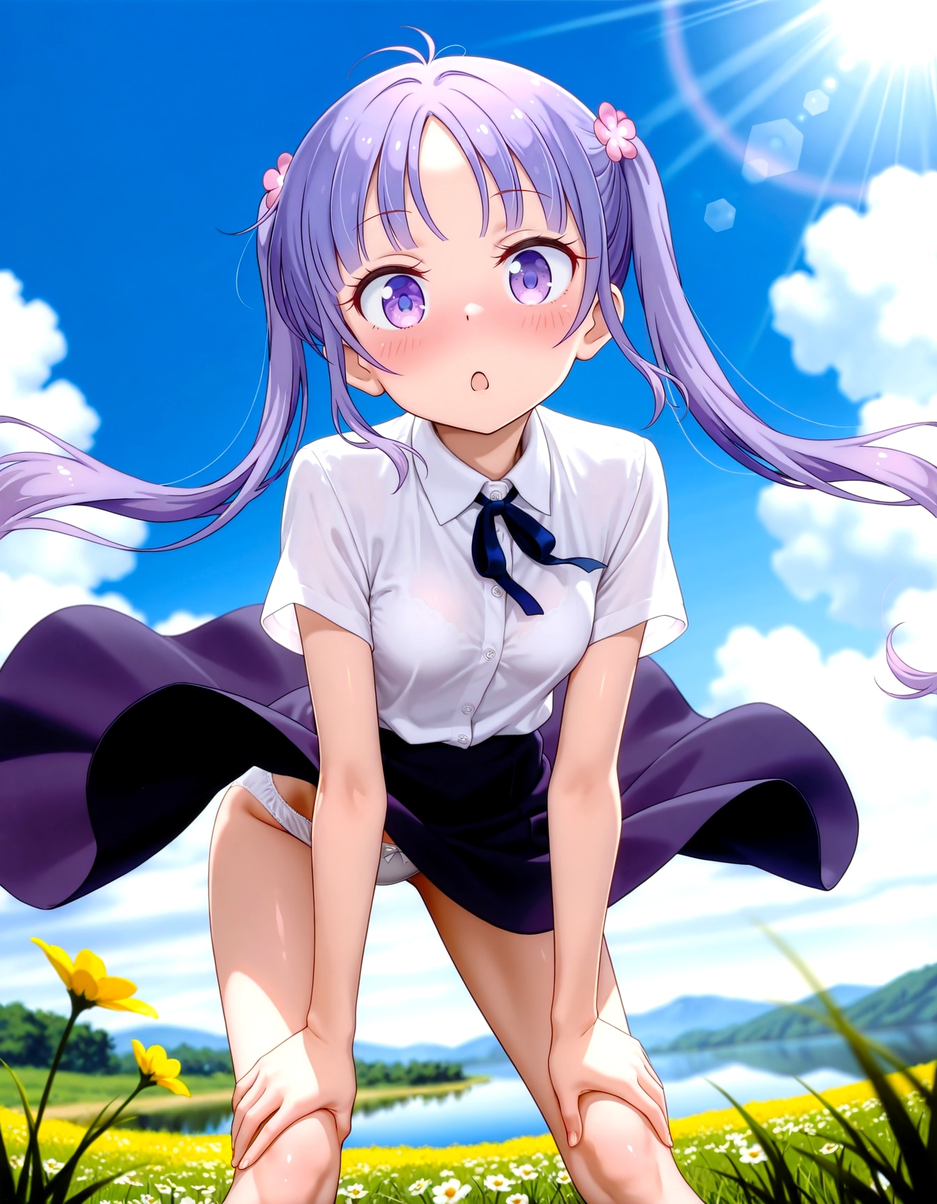 涼風青葉・パンチラ