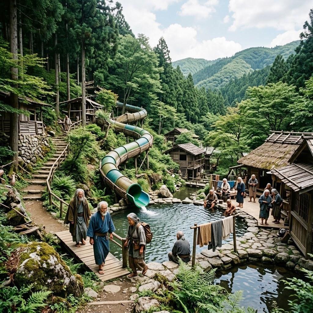 WaterSliderのある隠者の森