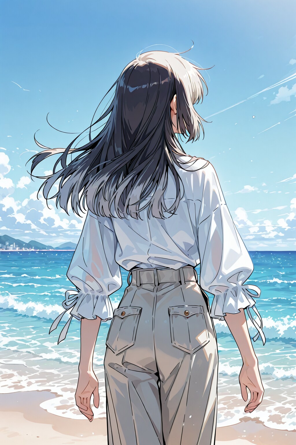 海辺の散歩道