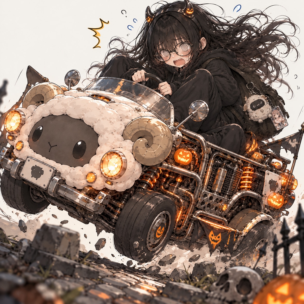 TRICK or RIDE？ | の人気AIイラスト・グラビア