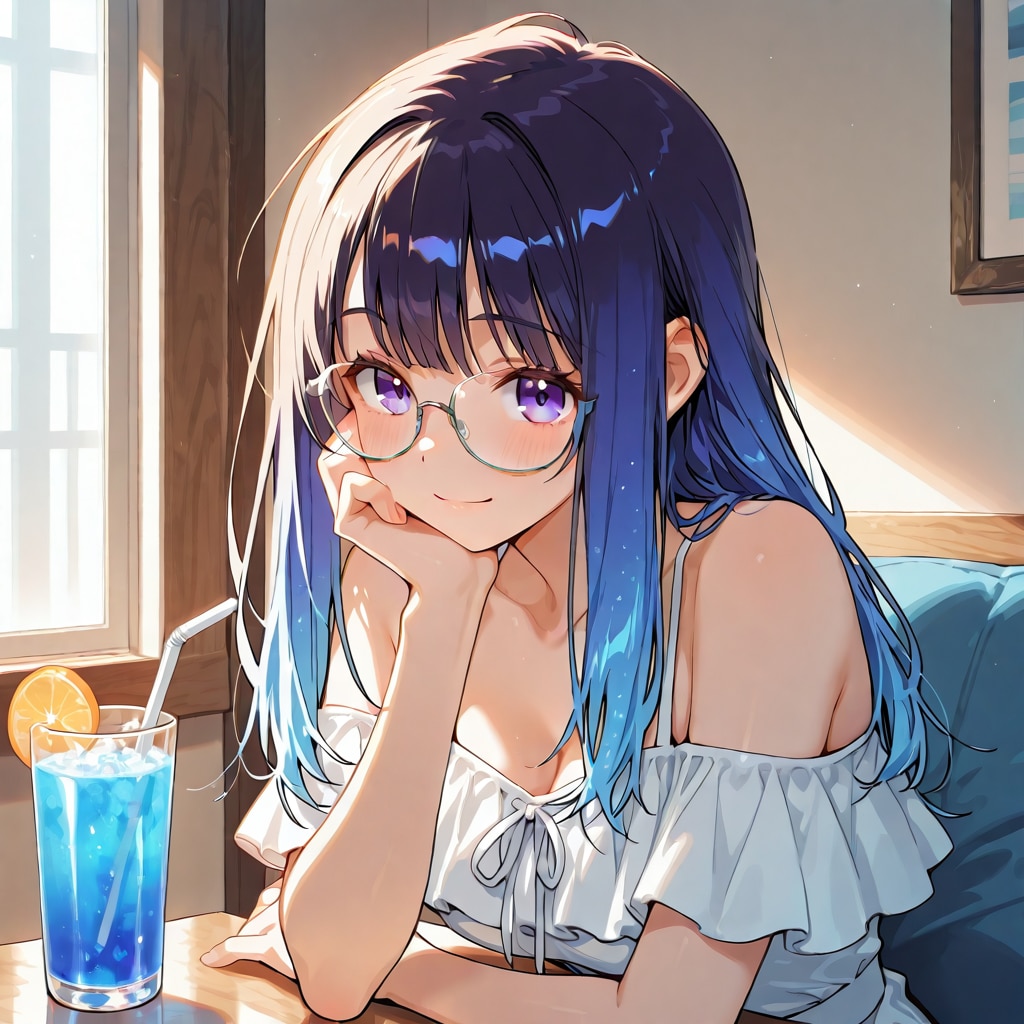 メガネ美少女 | の人気AIイラスト・グラビア