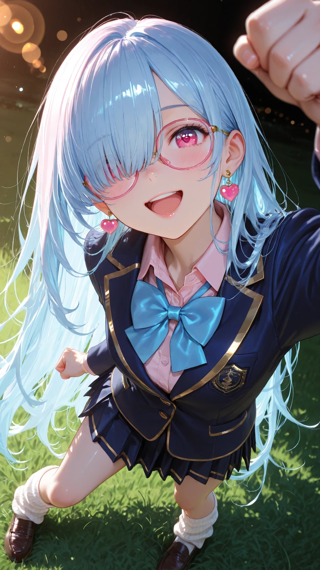 上から決めポーズ