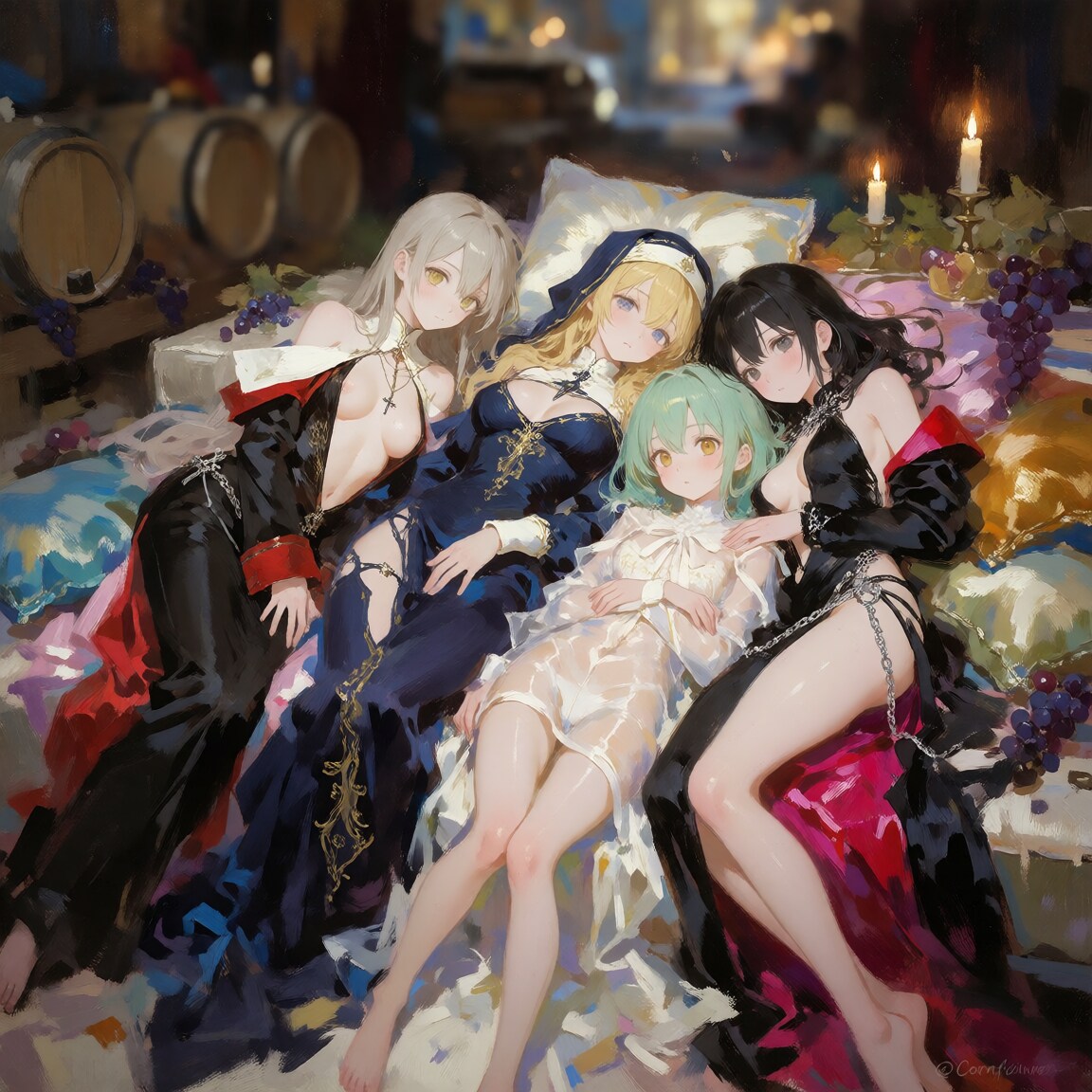 ４色
