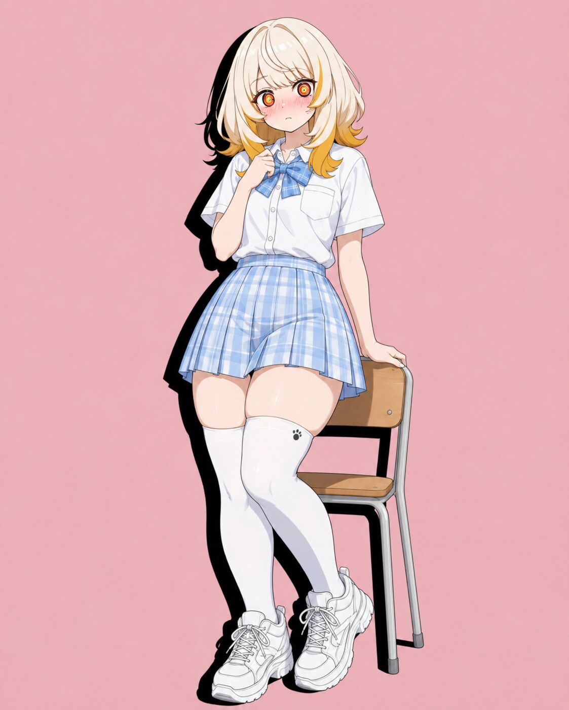 学生ねむちゃん | の人気AIイラスト・グラビア
