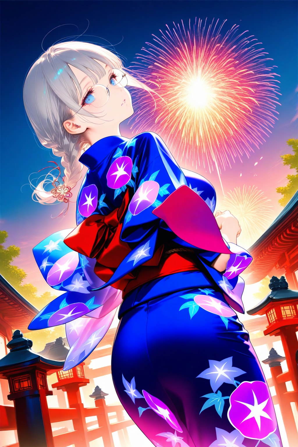 咲いた大輪 | の人気AIイラスト・グラビア