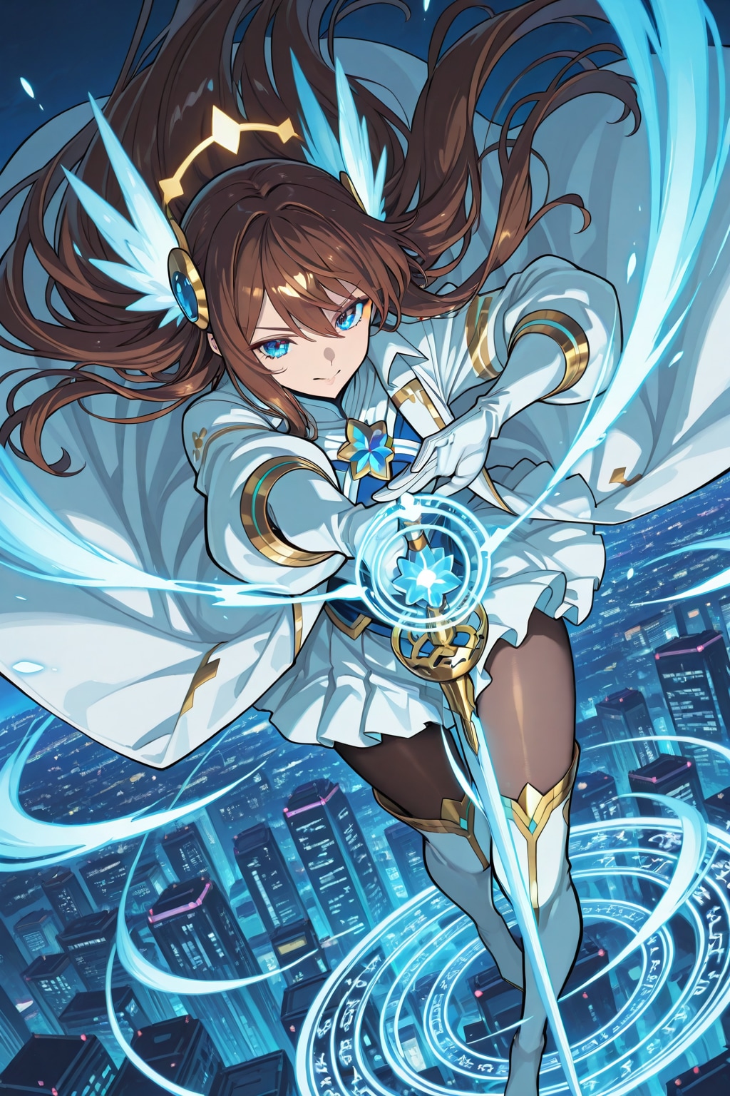 さあ、患部を切除しましょうーー白銀のメスを持つ魔法少女 | の人気AIイラスト・グラビア