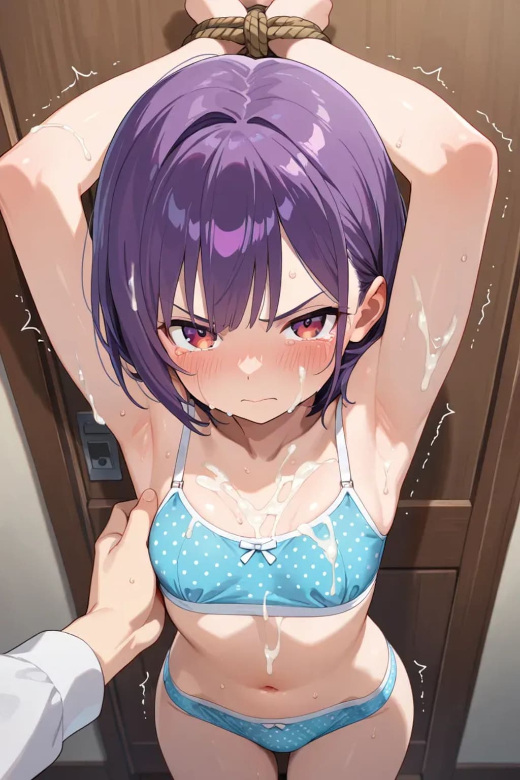 身動きとれないクラスメイトで遊ぶ