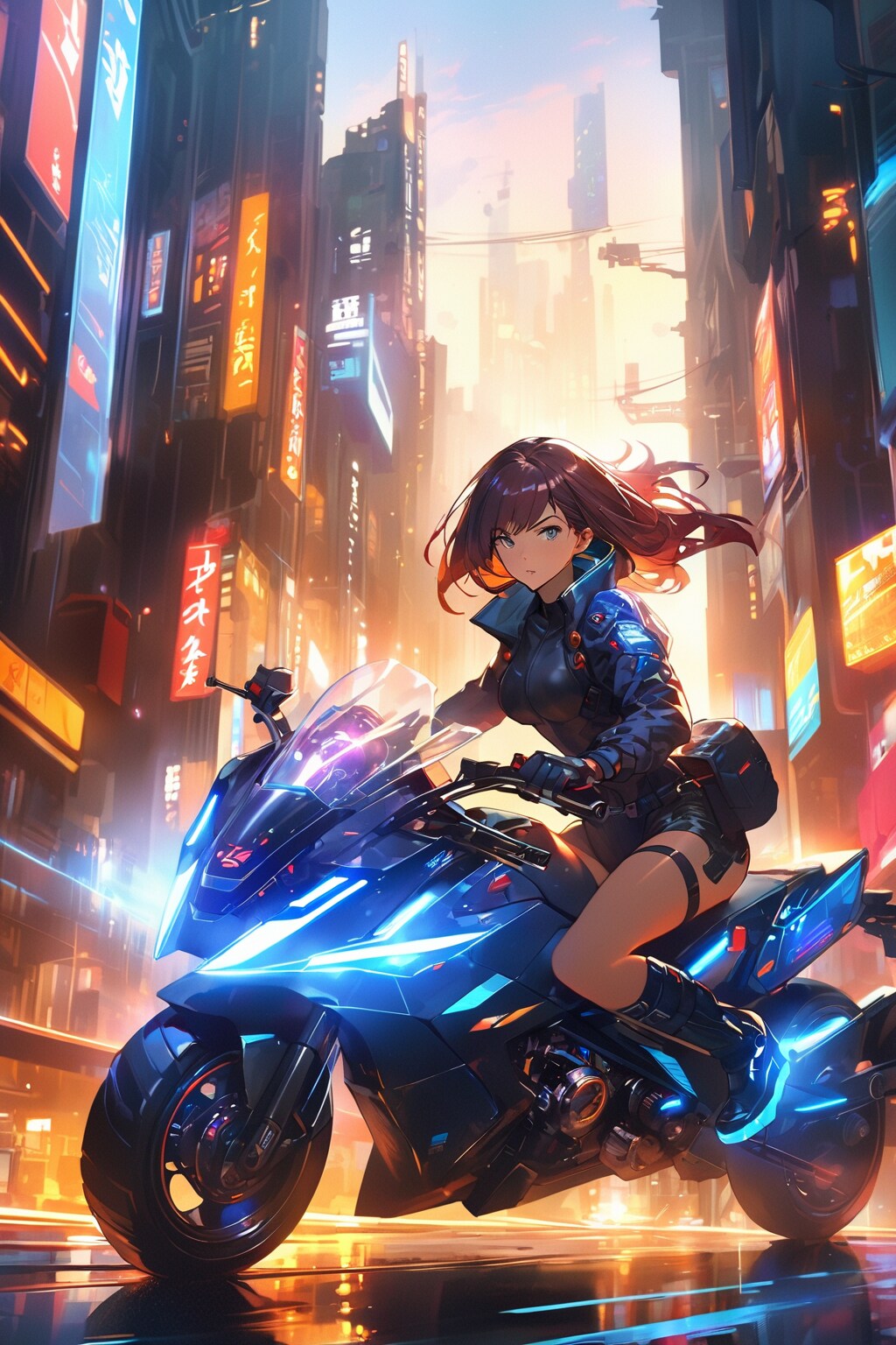 サイバーシティーライダー🏍(ブルー)
