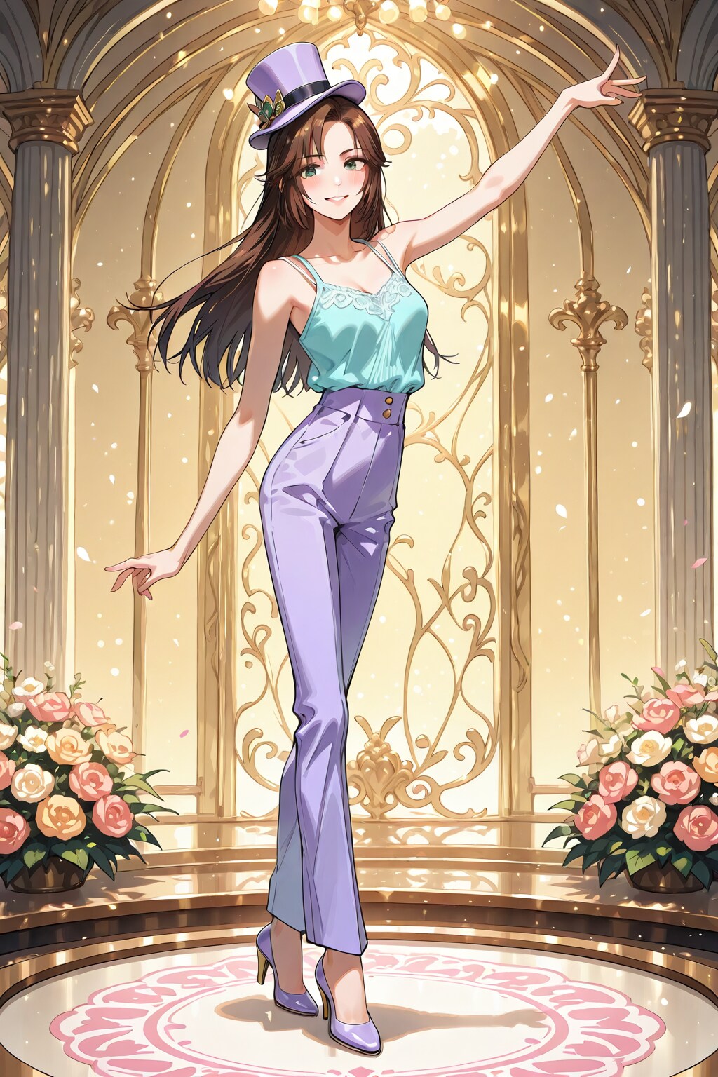 かっこかわいいパステルダンサー白鳥英美梨のパステルパーク公演